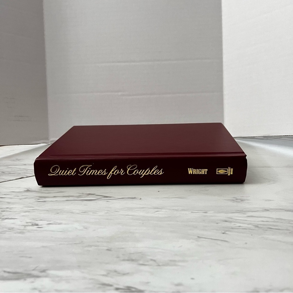 Quiet Times for Couples Book Hard Cover Book Wright